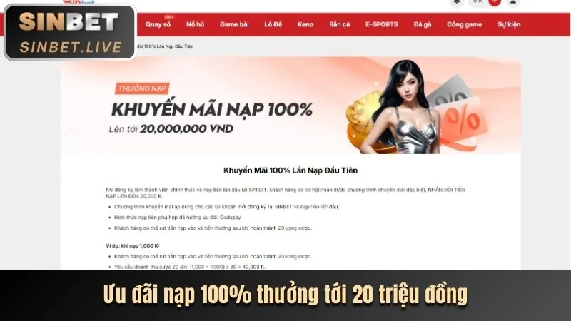 Thưởng nạp hàng ngày 99oke win